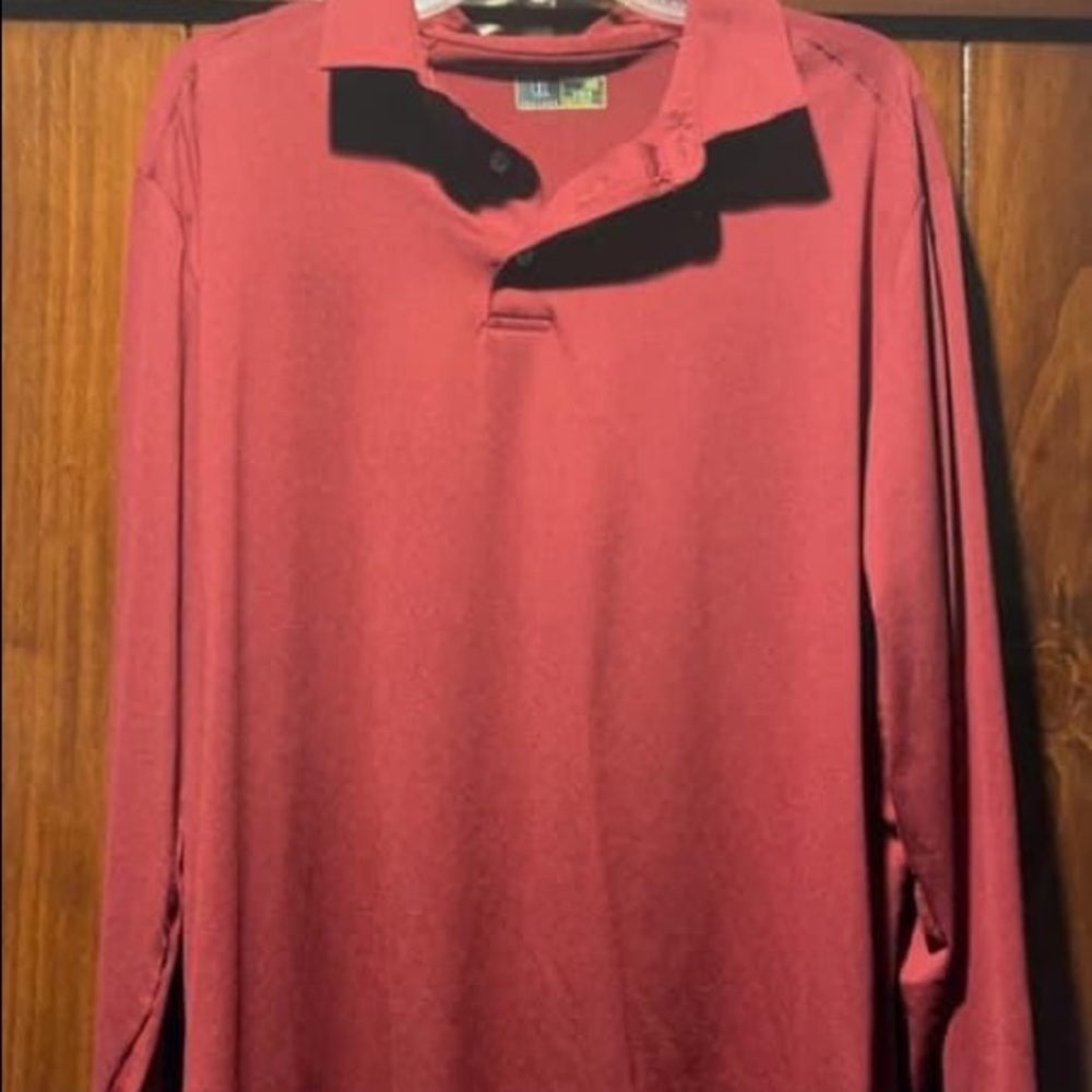 PGA long sleeve polo